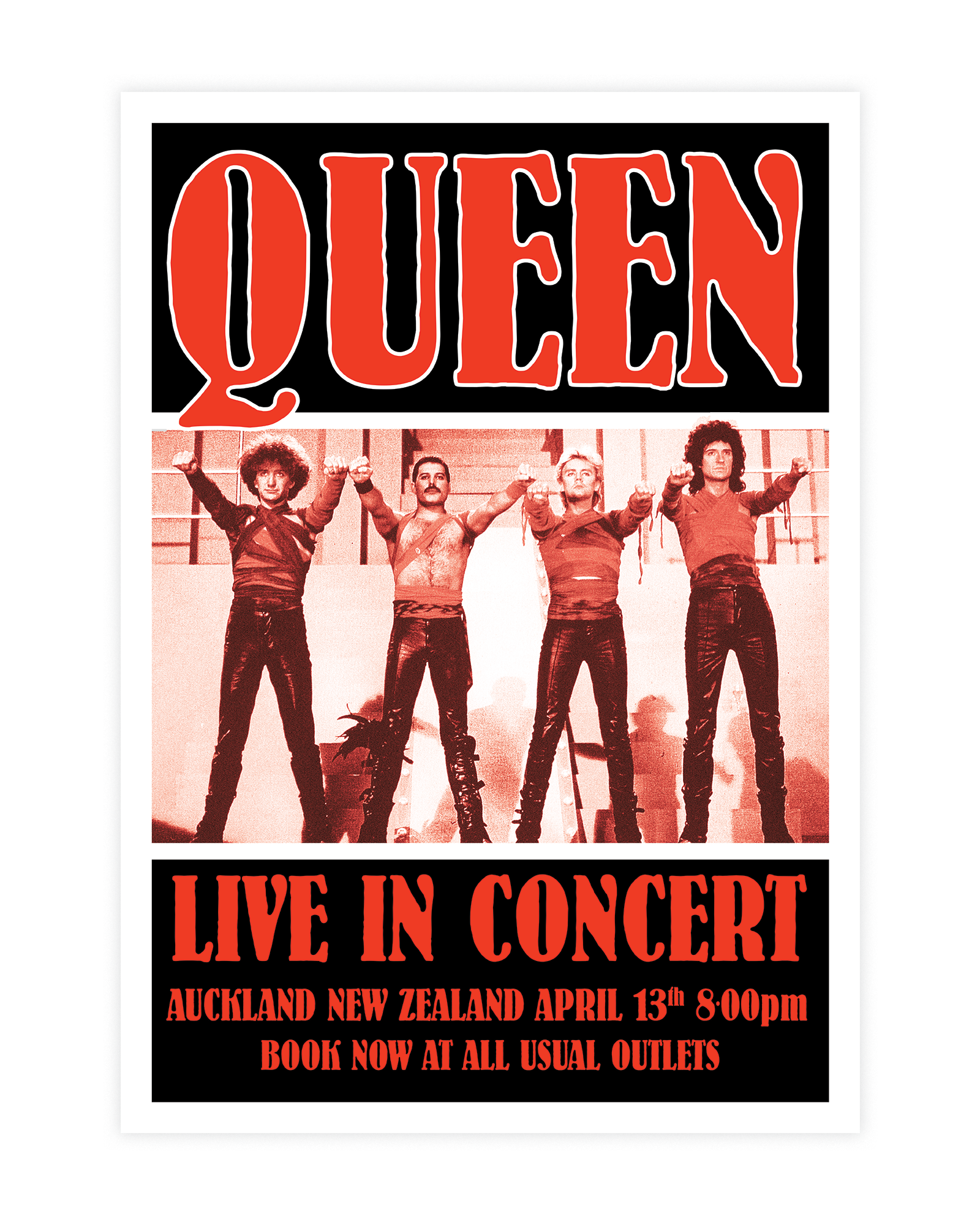 Live In Auckland Poster