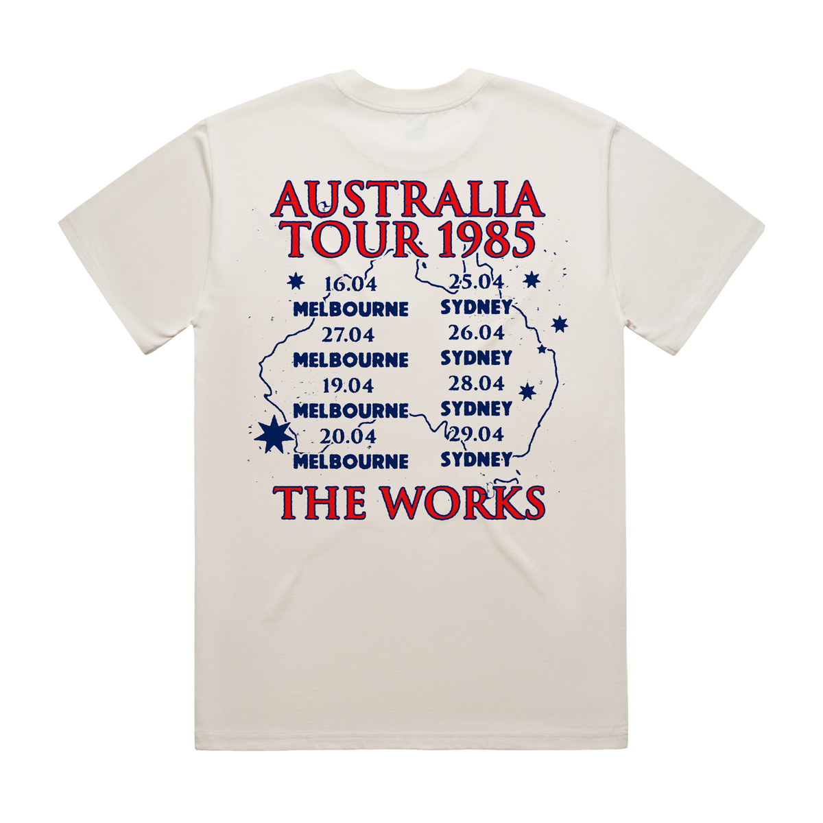 Australia 1985 Tour | Ecru T-Shirt